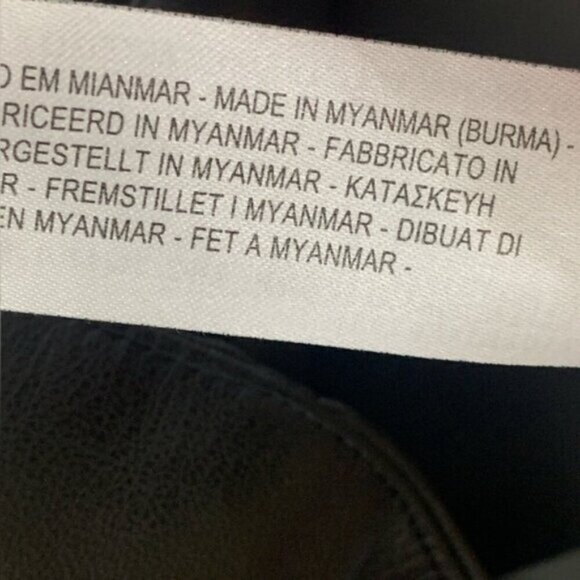 Zara Faux Leather Cargo Pants Sz M - Picture 10 of 10